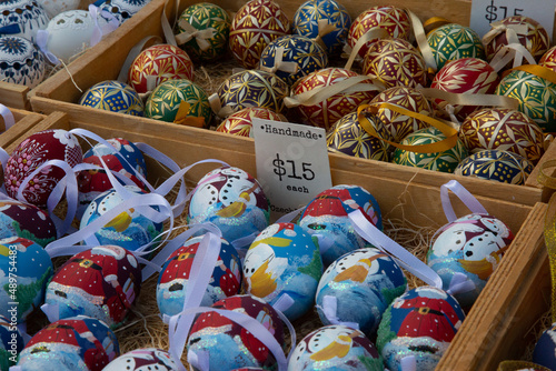 russian egg display in union square © Josef Rodriguez
