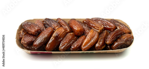 Big Dates Isolated. Date Palm Fruits photo