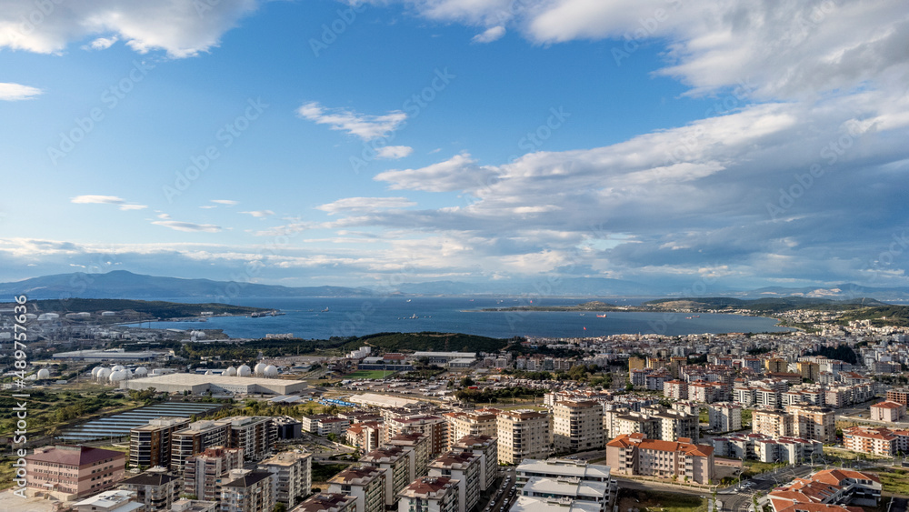 izmir Aliaga view of the city