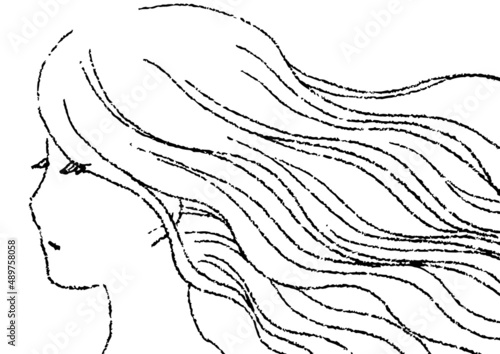 横顔