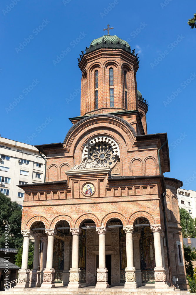 Antim monastery of All Saints in city of Bucharest, Romania