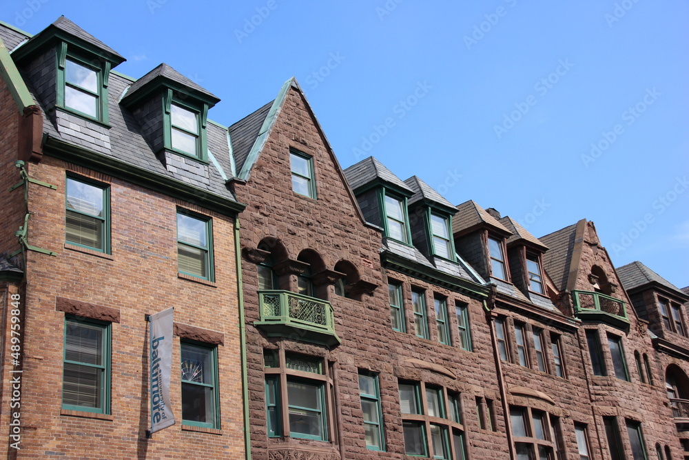 old houses in the city