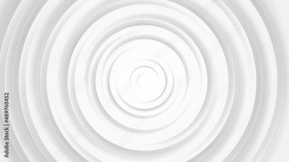 White gray circles abstract background.3D illustration with paper cut style. White gray circles abstract background.3D illustration with paper cut style.