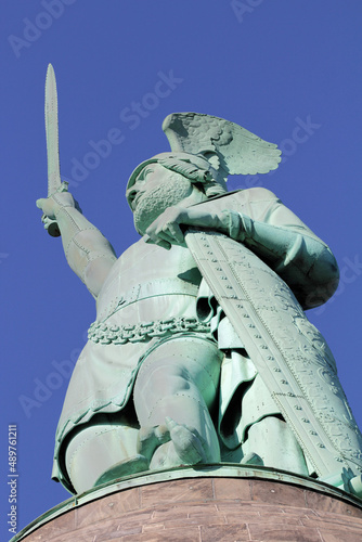 hermannsdenkmal bei detmold im teutoburgerwald photo