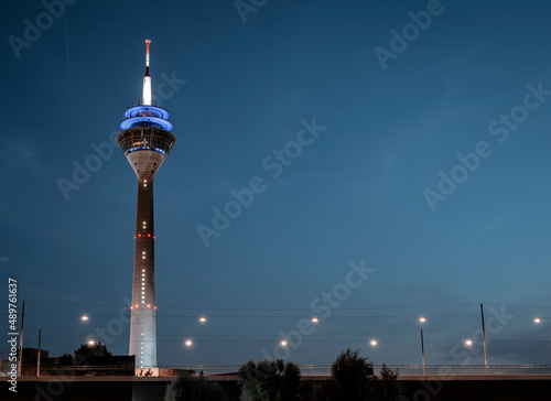 TV tower in Dusseldorf, Germany Deutschland 