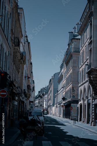 Streets and neighborhoods of Paris in cinematic colors