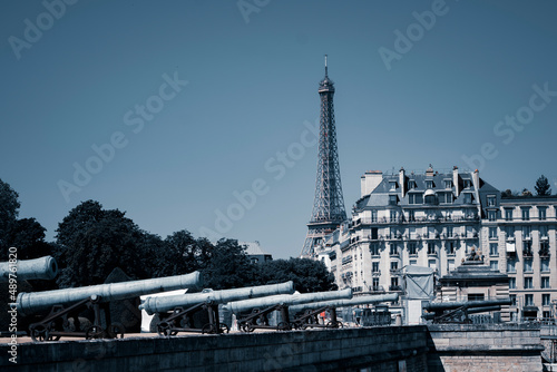 Streets and neighborhoods of Paris in cinematic colors