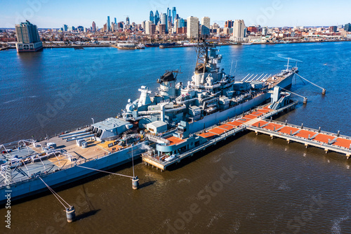 Fotografering battleship new jersey