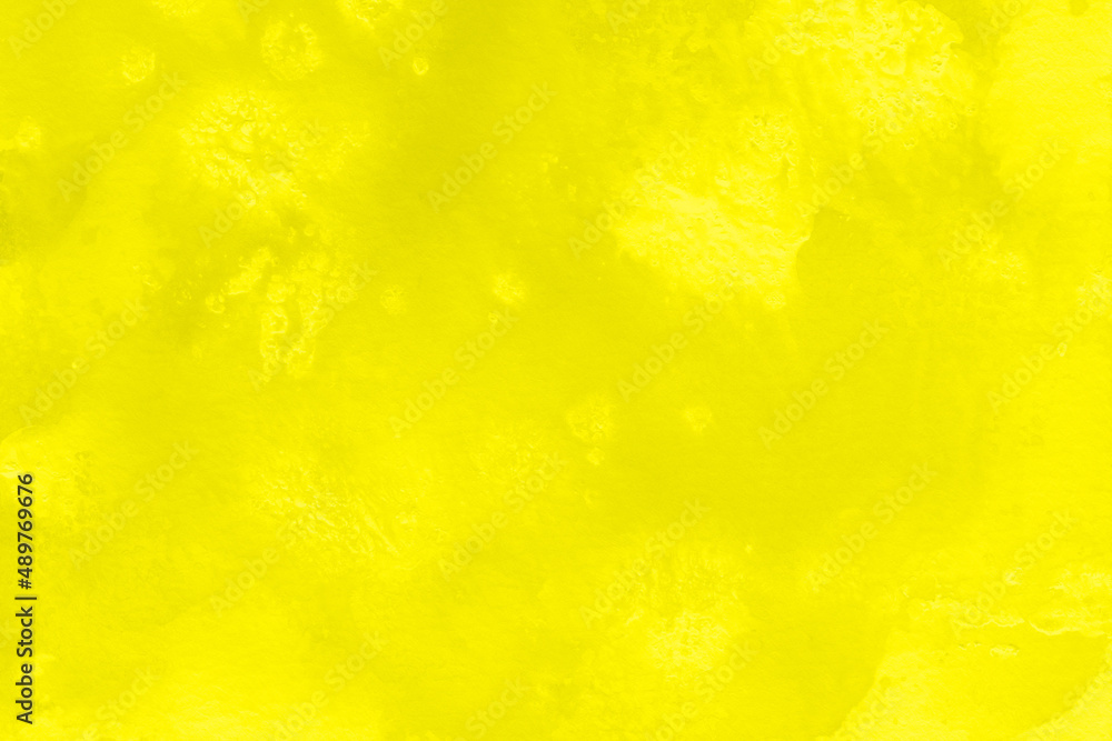 黄色の水彩背景