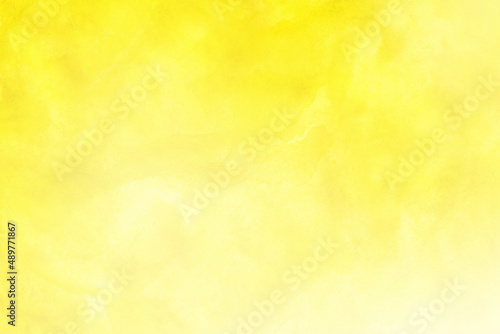 黄色の水彩薄塗り背景