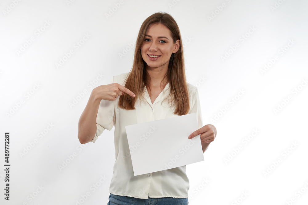 girl on a white background with a white sheet girl on a white background with a white sheet