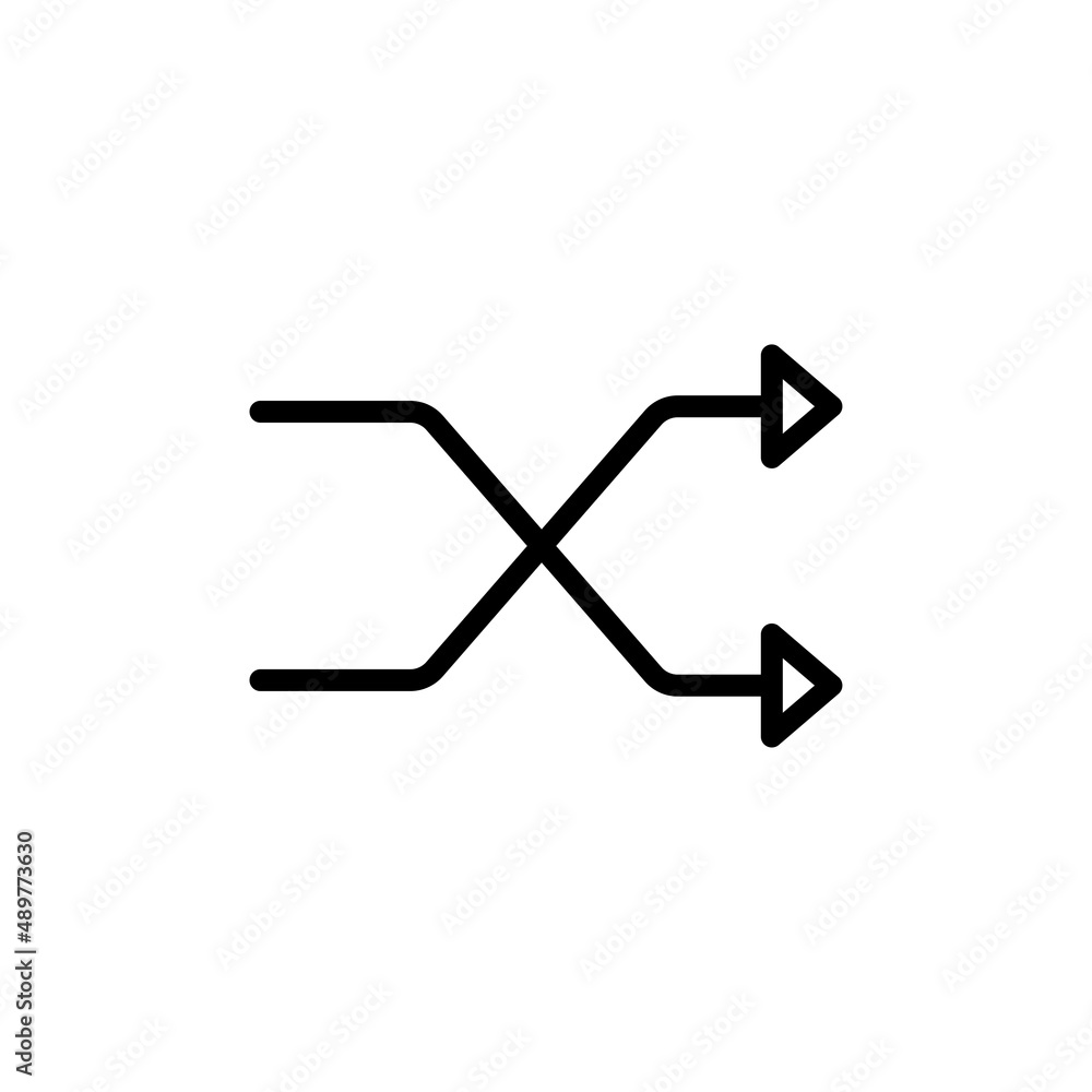shuffle icon vector design templates shuffle icon vector design templates