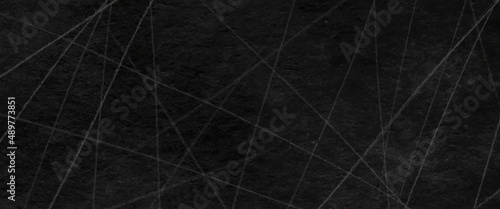 Cracked floor tile tile wall texture black background, black paper texture background. Paper empty for text. Dark design is blackboard.  © Grave passenger