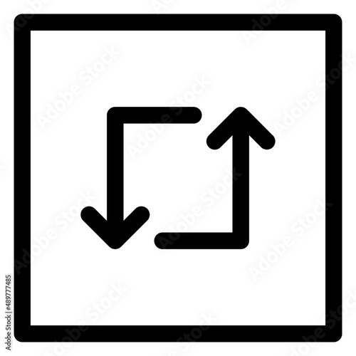 rotate line icon