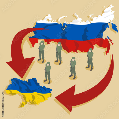 russian soldier invade or approach ukraine