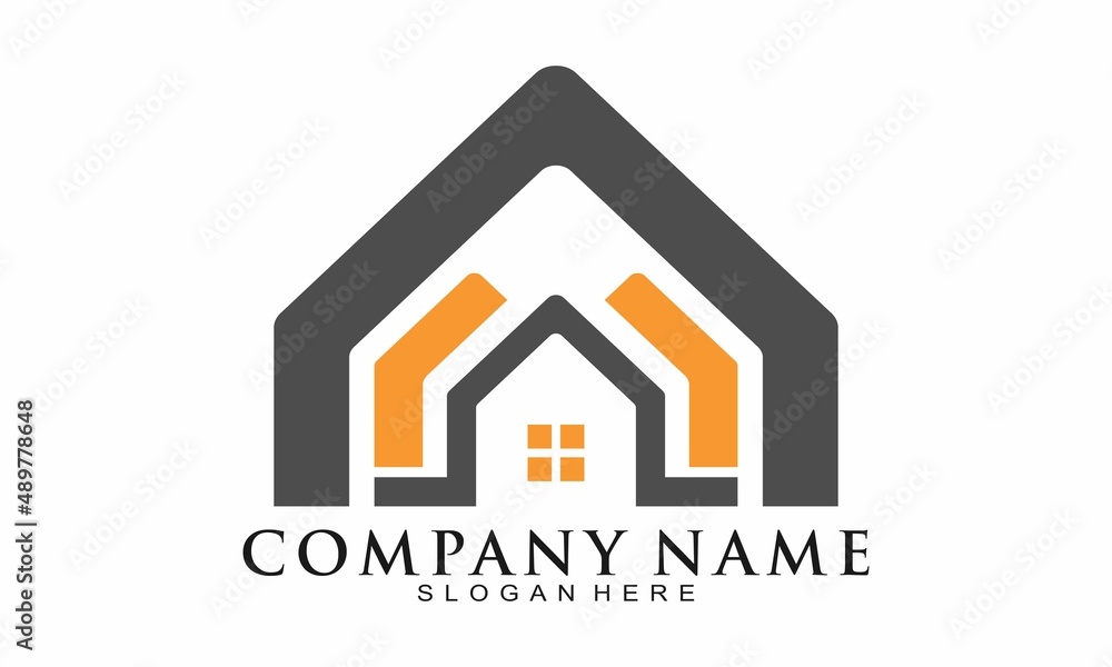 Construction property modern vector logo Construction property modern vector logo