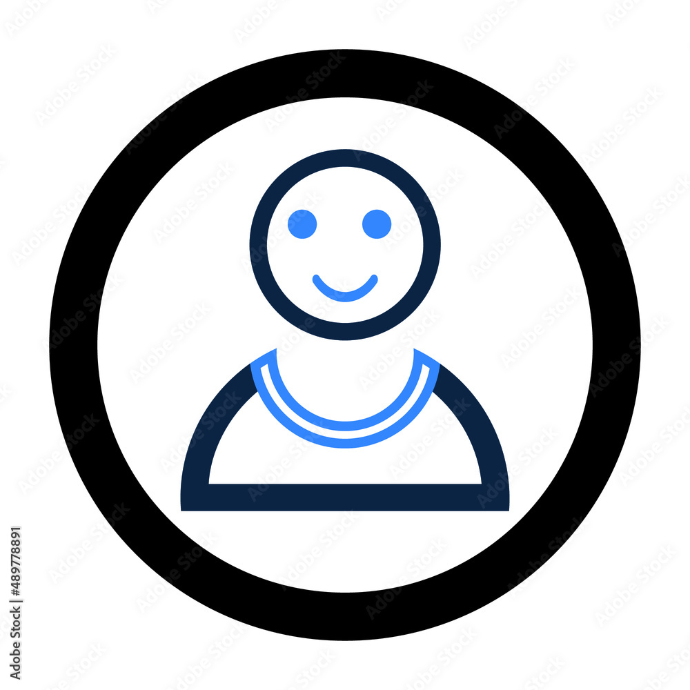 Account employee and user icon Account employee and user icon