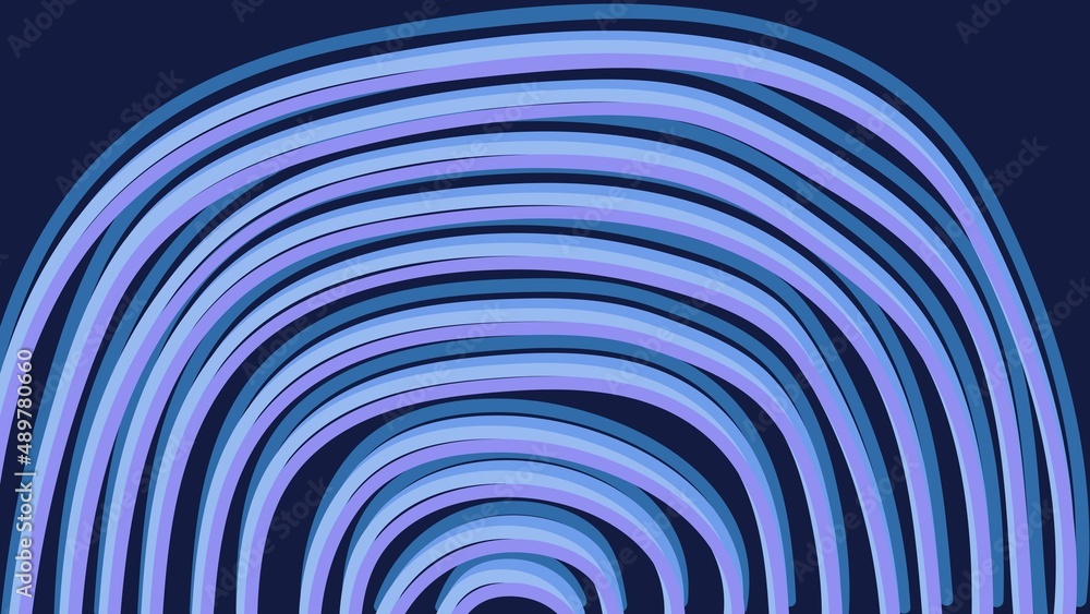 Blue Arches Abstract On Dark Blue Background Blue Arches Abstract On Dark Blue Background