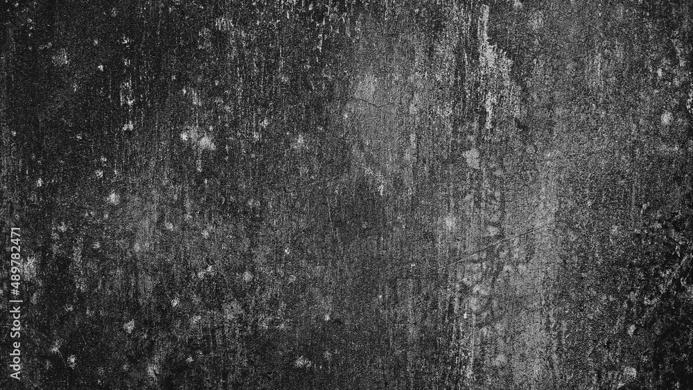 dark black abstract cement concrete wall texture background