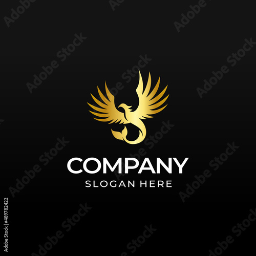Foto Kun peng bird fish china mythical beasts logo