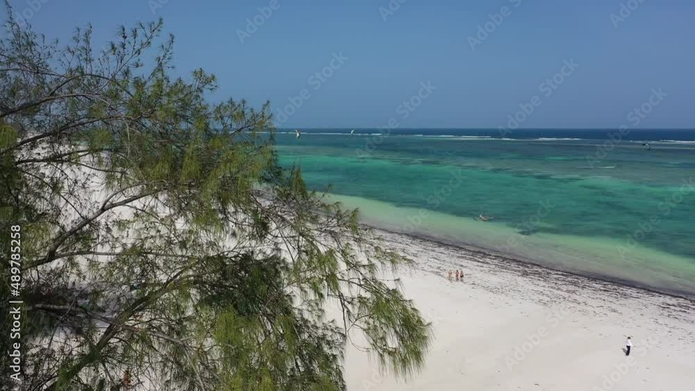 Diani beach Kenyan coast African Sea drone aerial 4k waves blue indan ocean tropical mombasa turquoise white sand East Africa palms paradise view Kenya landscape Diani beach Kenyan coast African Sea drone aerial 4k waves blue indan ocean tropical mombasa turquoise white sand East Africa palms paradise view Kenya landscape