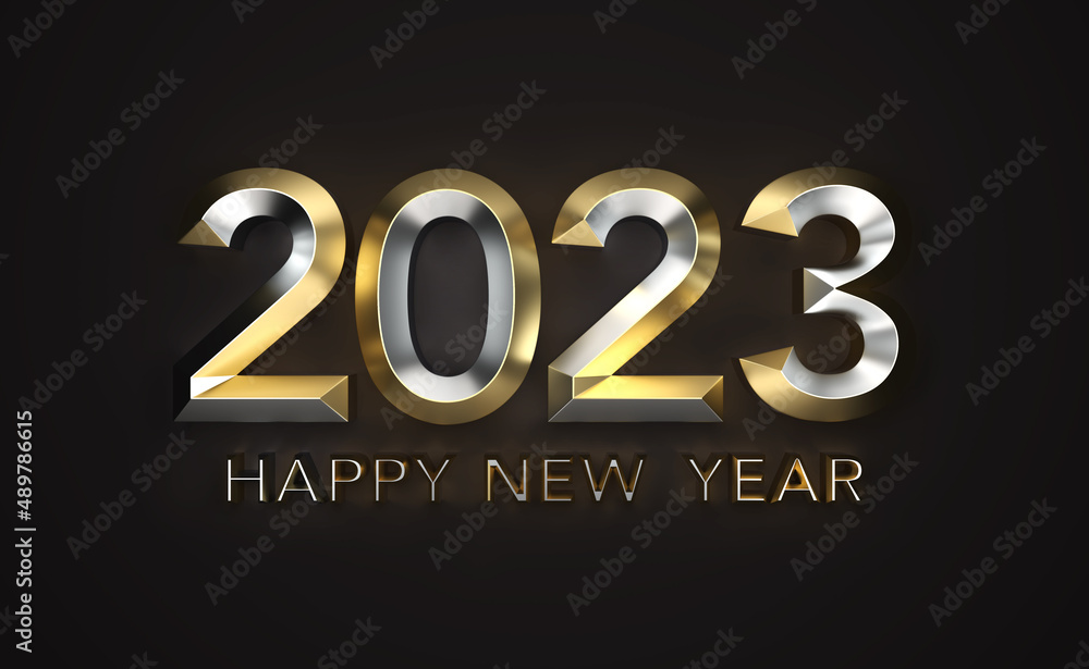 New Year 2023 Creative Design Concept - 3D Rendered Image
New Year 2023 Creative Design Concept - 3D Rendered Image