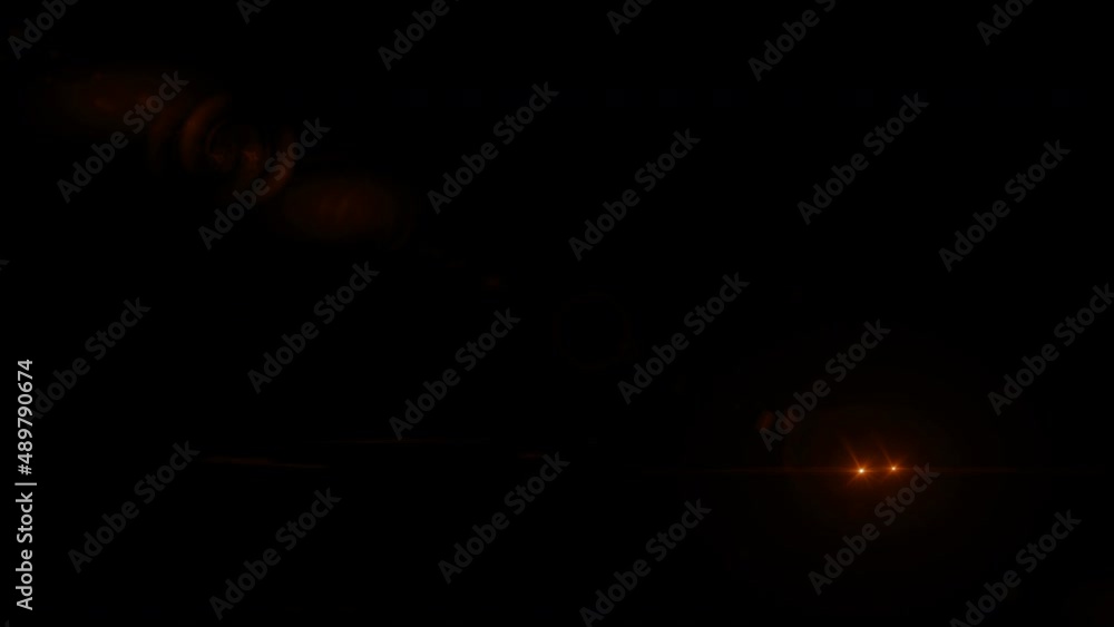 Symmetrical optical lens flares transition Symmetrical optical lens flares transition