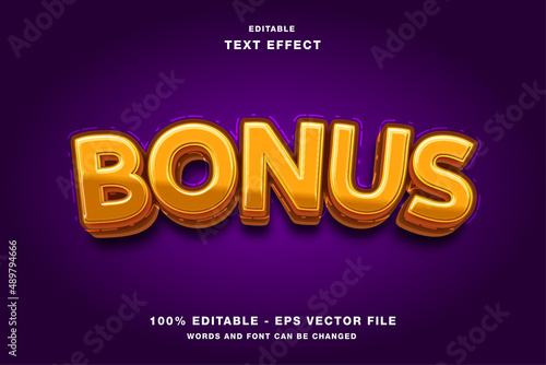 Bonus 3D Editable Text Effect