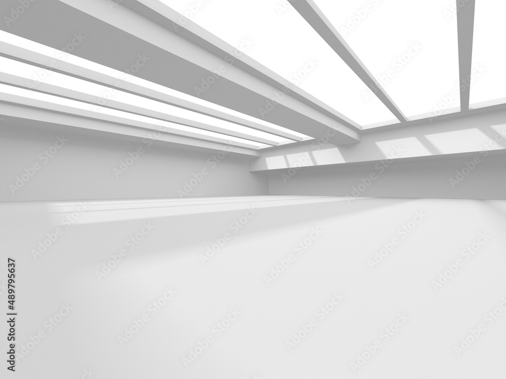 Abstract White Architecture Design Concept Abstract White Architecture Design Concept