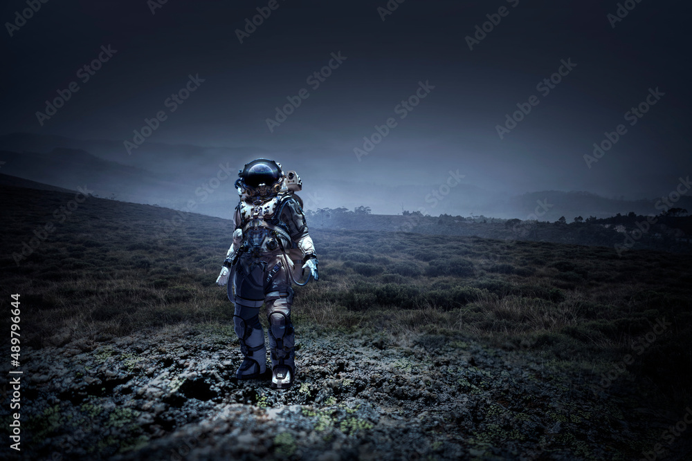 Future disaster on Earth . Mixed media Future disaster on Earth . Mixed media