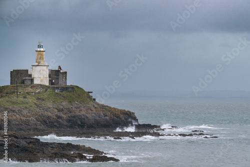 lighthouse on the coast of Wales