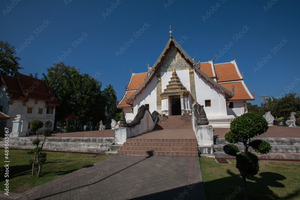 Wat Phumin Temple, Thai Buddhist Temple in Nan Province, Northern Thailand