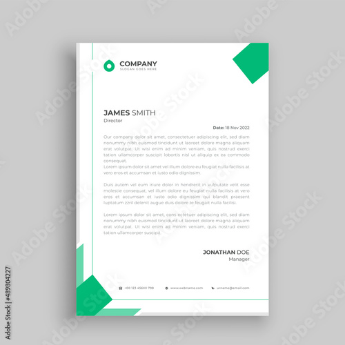 letterhead flyer corporate official minimal creative abstract professional informative newsletter magazine poster brochure design with logo