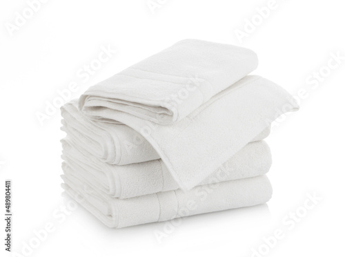 New soft towels stack