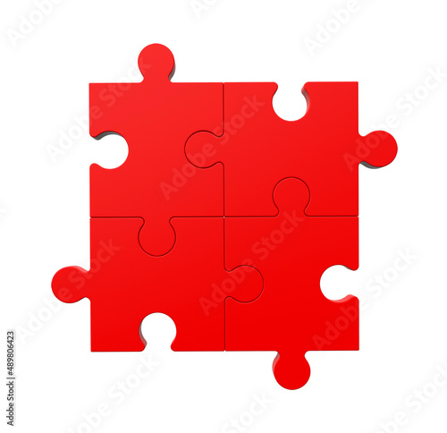 Jigsaw puzzle composition © goir
