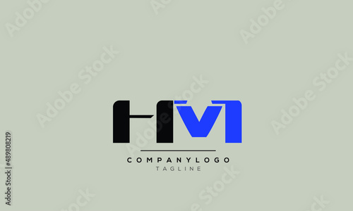  Alphabet letters Initials logo hm