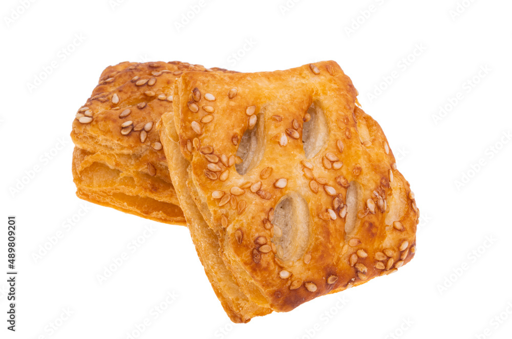 puff pastry isolated puff pastry isolated