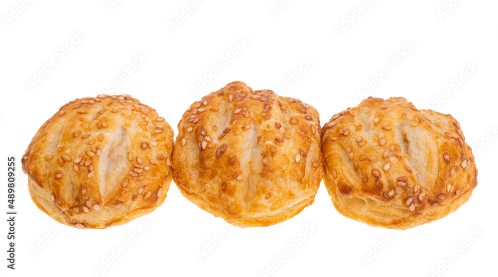 puff pastry isolated