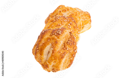 puff pastry isolated