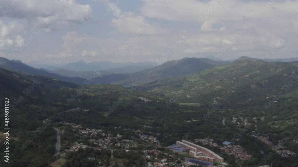 Beautiful Colombian landscape, Drone flight Beautiful Colombian landscape, Drone flight