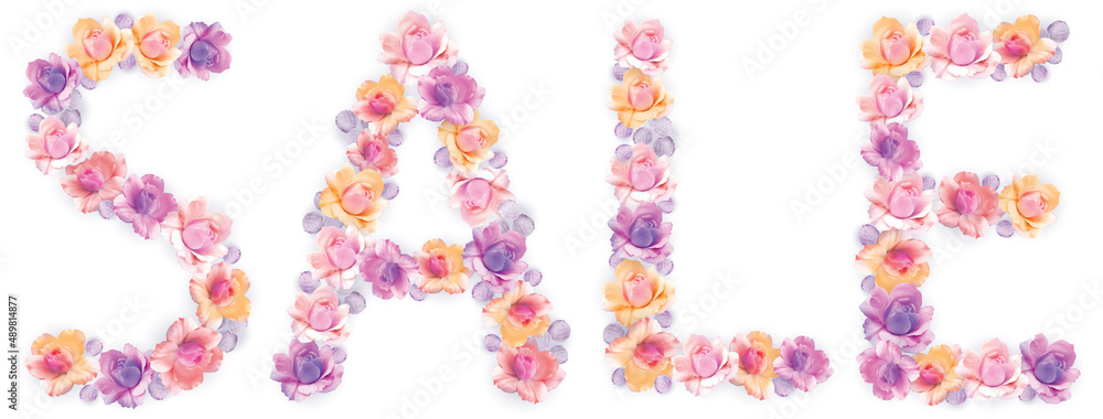 Sale - botanical rose flowers romantic cute illustration. Sale - botanical rose flowers romantic cute illustration.