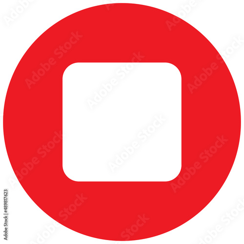 Free Download stop icon - GFXLoad