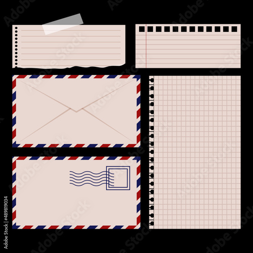 papers and envelopes