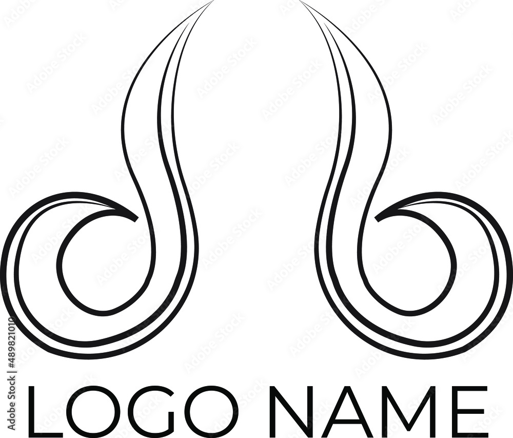 Salon hair cut Logo Template vector Design Salon hair cut Logo Template vector Design