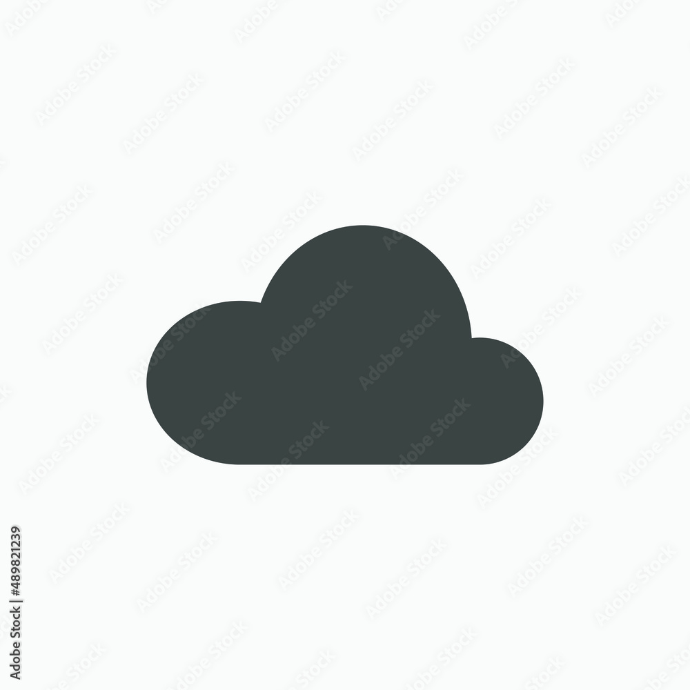 cloud vector icon isolated. sky, weather, nature, cloudy symbol cloud vector icon isolated. sky, weather, nature, cloudy symbol