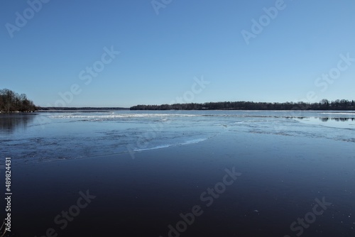 lake in winter