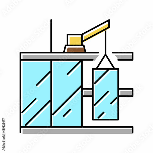 windows installation color icon vector illustration