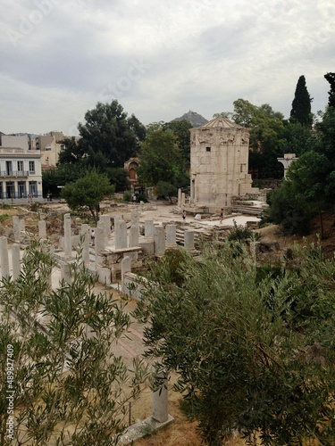 ruins of the city