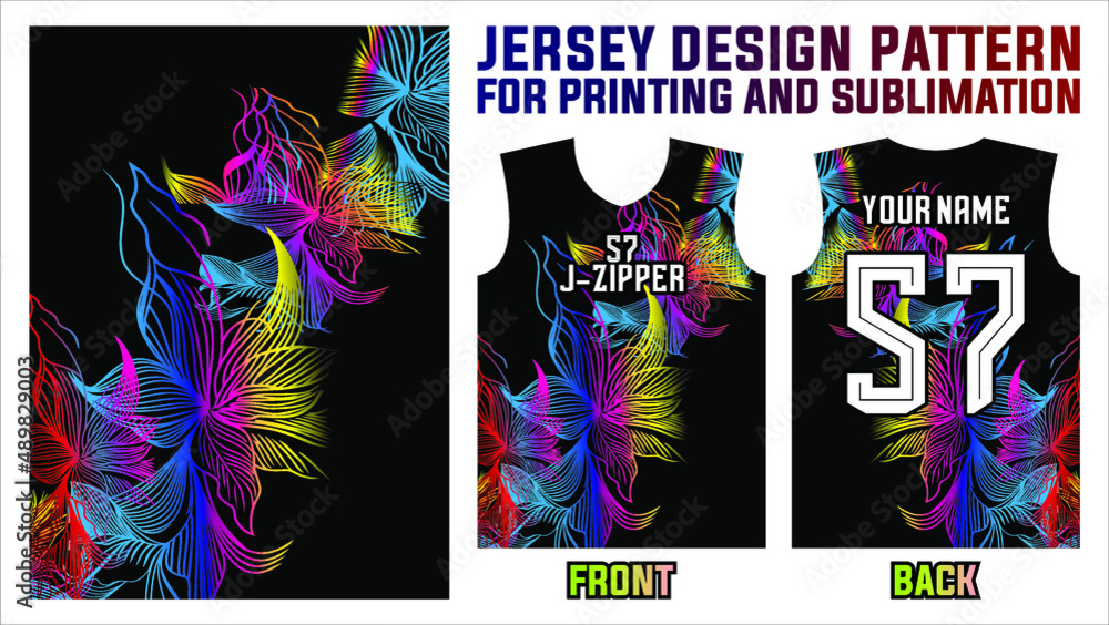 abstract pattern design jersey printing, sublimation jersey for team sports  football, basketball, volleyball, baseball, etc Stock Vector | Adobe Stock