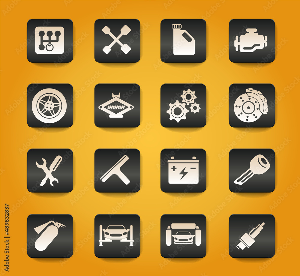 Auto Service Icons Auto Service Icons